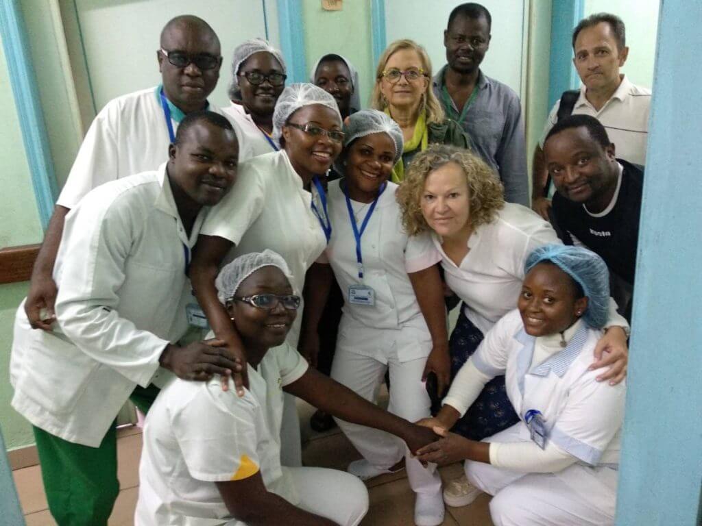 Foto en el hospital de las Sister Terciary en Douala