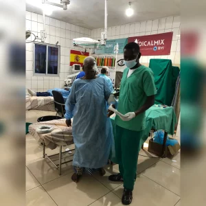 Cirugías de cataratas de Visió Sense Fronteres en Yaundé. Paciente
