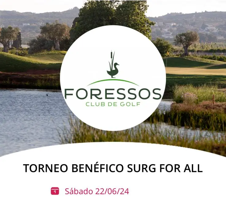 Torneo benéfico de Golf en Club de Golf Foressos, 22 de junio de 2024 a favor de Surg For All