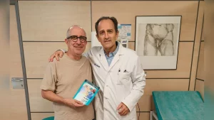 Vicent Borràs junto al Dr. Rubio