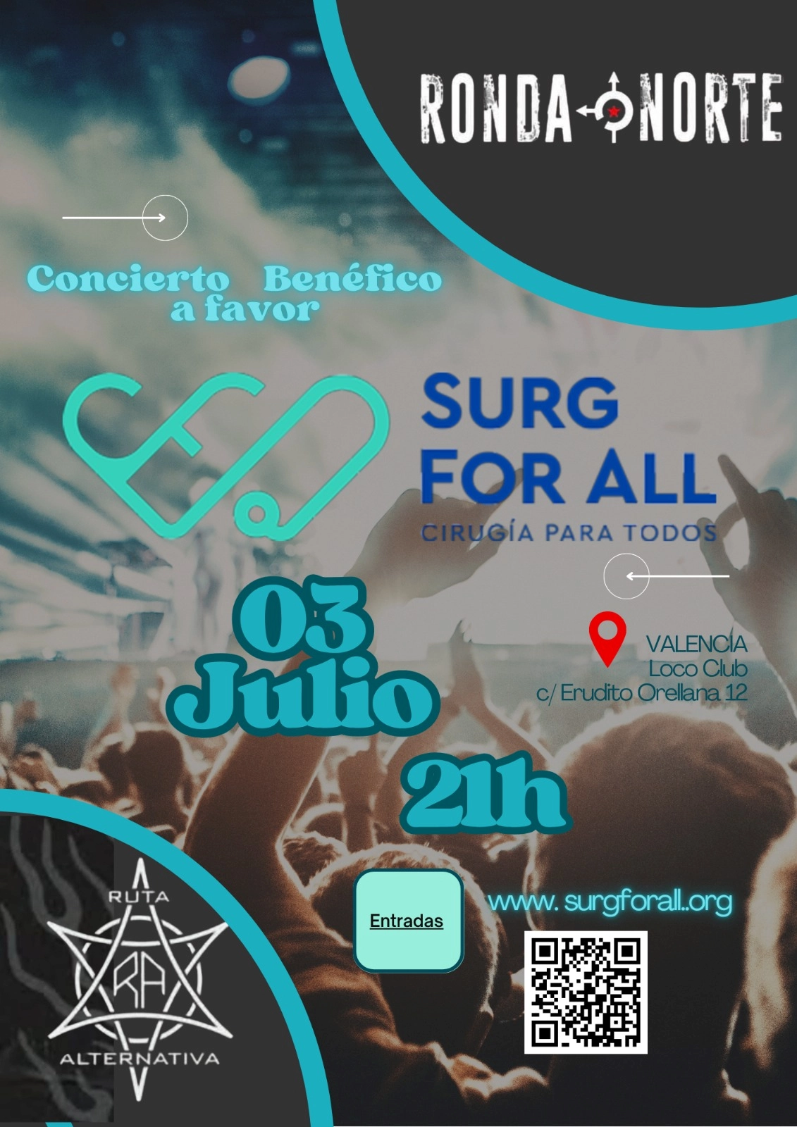 Concierto solidario Surg For All