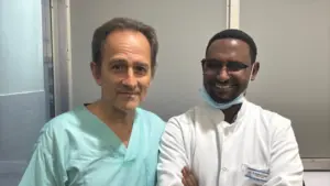 Junto al Dr. Augustine