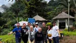 Grupo de visita a cataratas