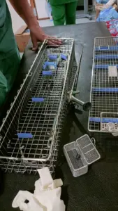 Operación con ureterorrenoscopio