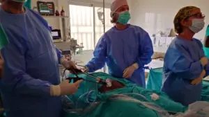 Intervención laparoscópica de pared abdominal