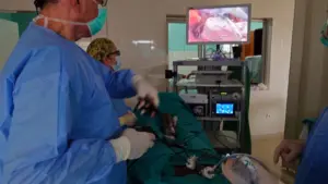 Intervención laparoscópica de pared abdominal