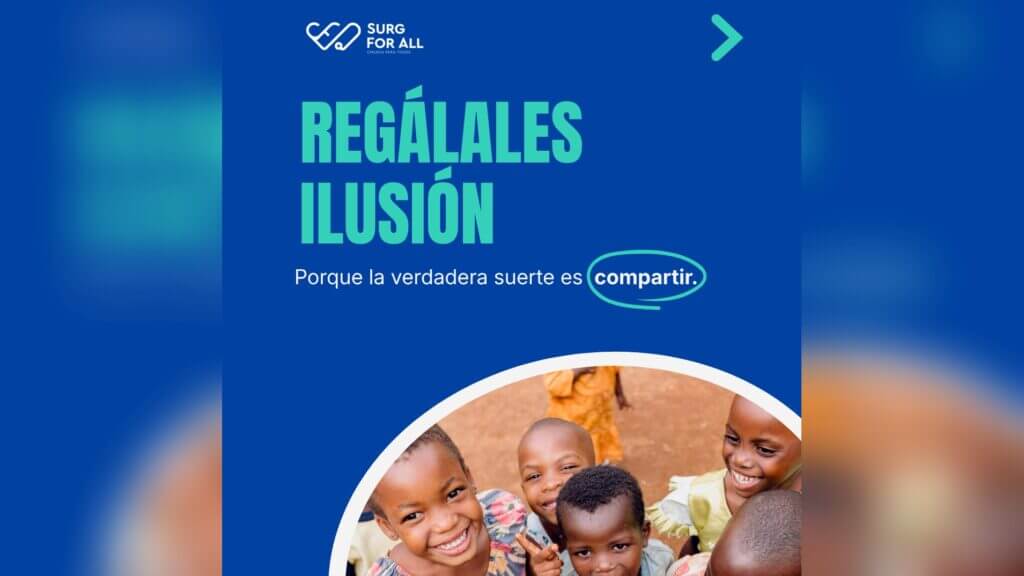 Regala décimos de lotería de Navidad a Surg For All