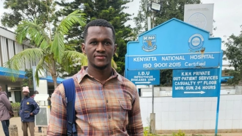 Primer d&iacute;a del m&eacute;dico Augustine Conteh en la Universidad de Nairobi