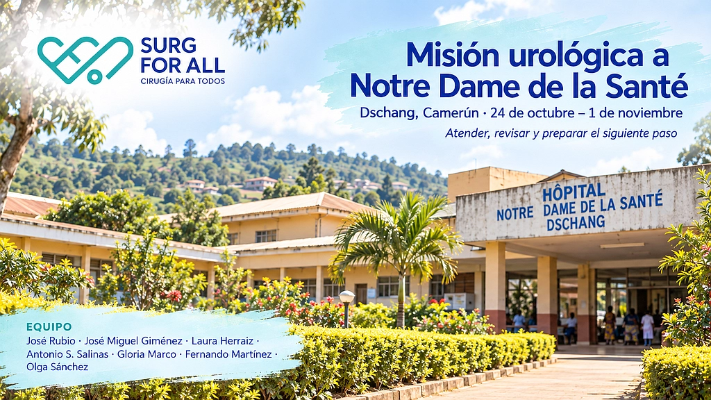 Misi&oacute;n urol&oacute;gica a Notre Dame de la Sant&eacute;, octubre 2026